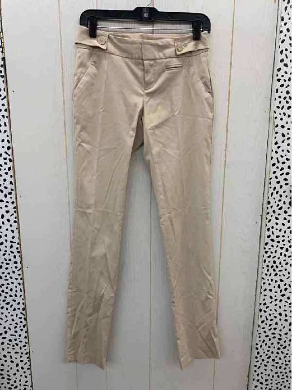 Calvin Klein Tan Womens Size 0 Pants Comfortable Jogger Trousers