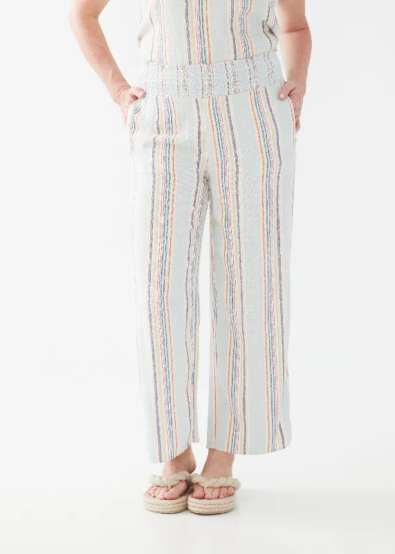 FDJ Woven Pull-On Stripe Pant 2038983 Multi Trendy Velvet Pants