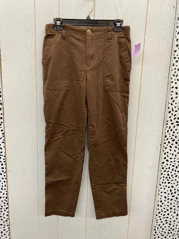 Old Navy Brown Womens Size 4/6 Pants Slim-Fit Khaki Pants