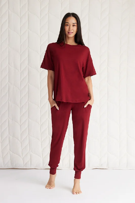 Oversized Tee + Harem Pant Soft Stretch Leggings