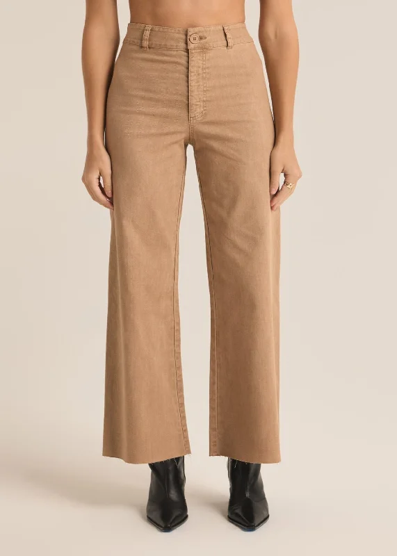 washed twill pant Elegant Dress Pants