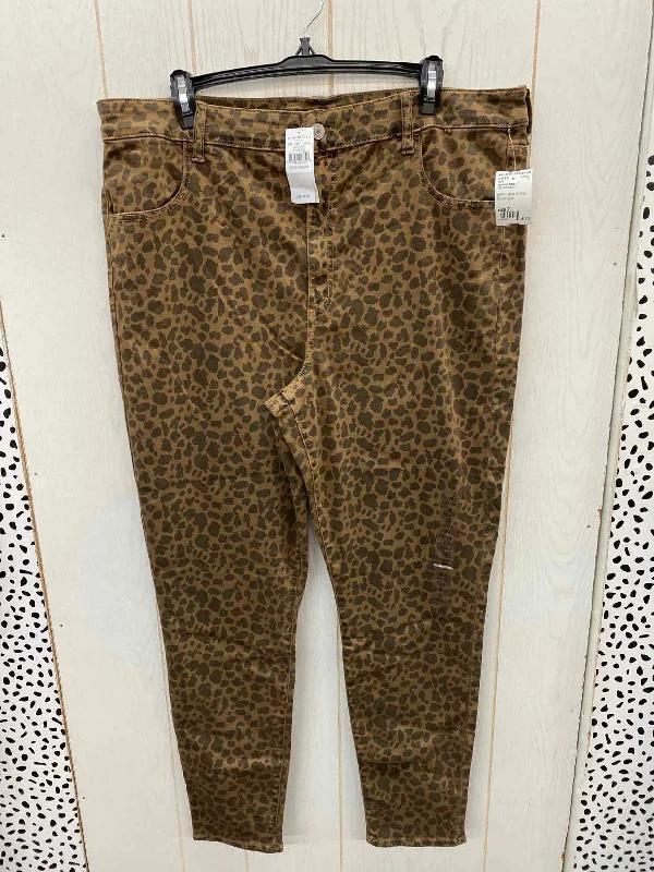 American Eagle Tan Womens Size 20 Pants Cozy Fitted Pants