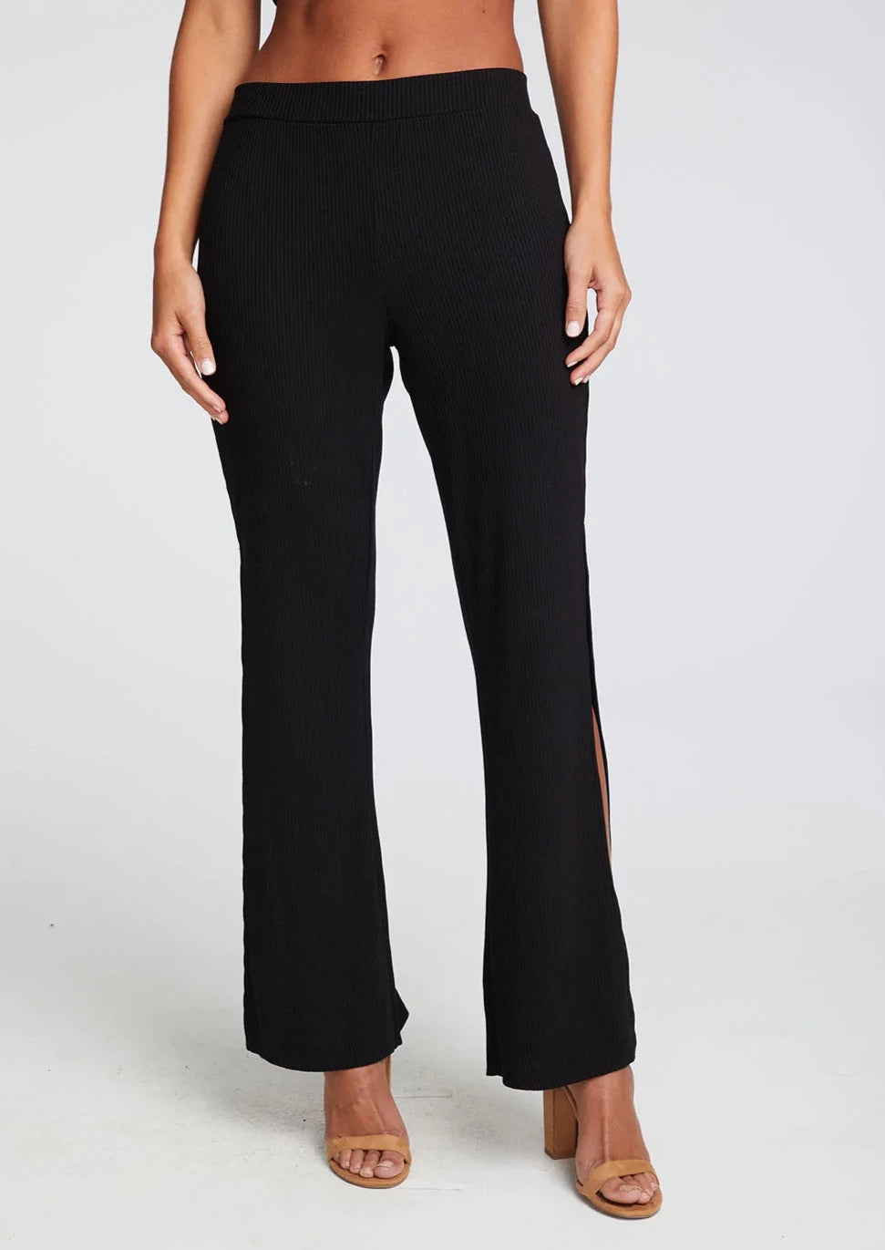 rib slit pant Soft Sweatpants Style