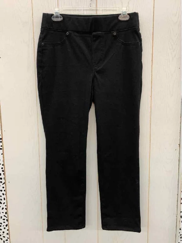 LOGO Black Womens Size 6P Pants Fashionable Sporty Pants