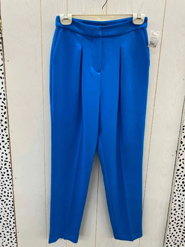 TopShop Blue Womens Size 4 Pants Cozy Full-Length Pants