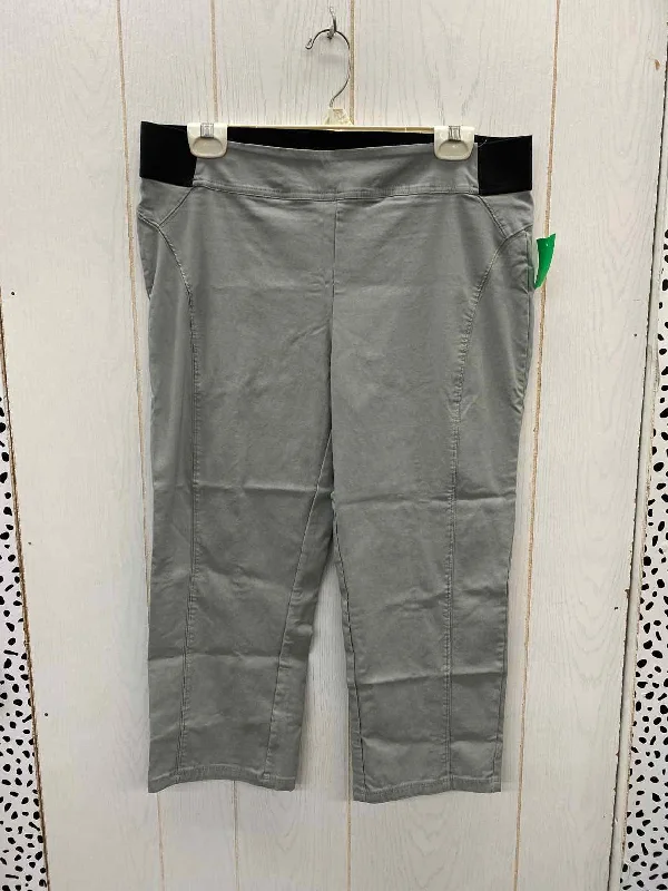 Simply Vera Gray Womens Size 12 Pants Comfortable Denim Pants