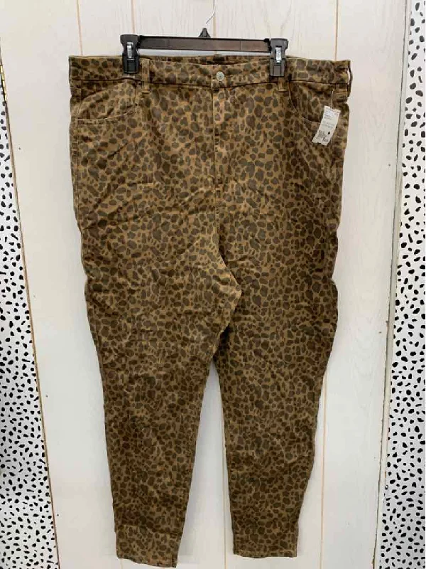 American Eagle Brown Womens Size 22 Pants Modern Skinny Pants