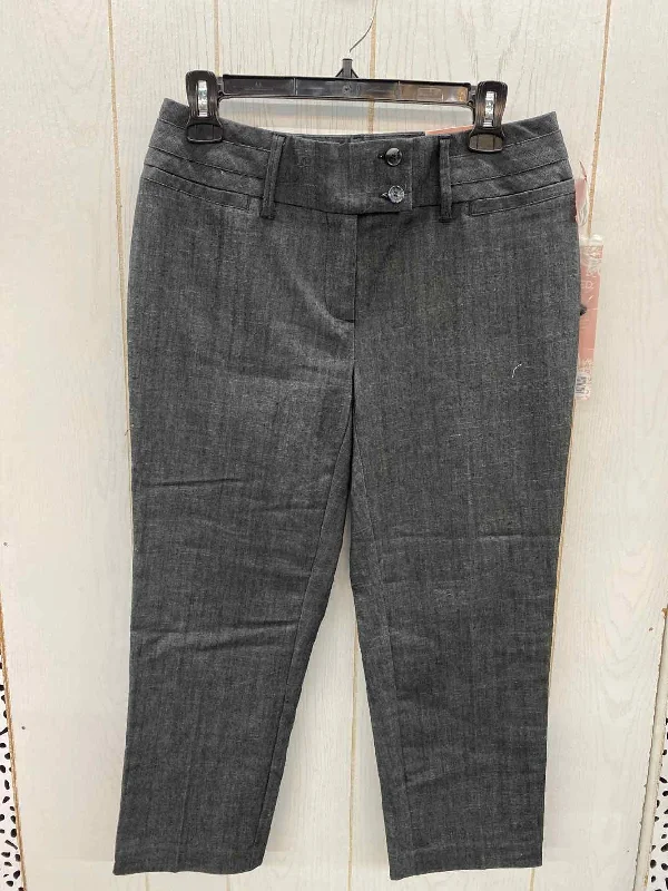 Maurices Gray Womens Size 6 Pants Classic Straight Pants