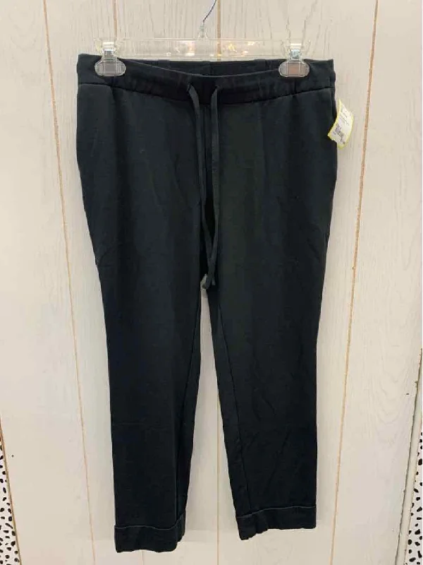 J Jill Black Womens Size 4 Pants Chic Wool Trousers