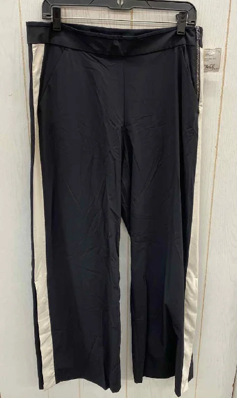 Athleta Black Womens Size 12 Tall Pants Wide-Legged Palazzos