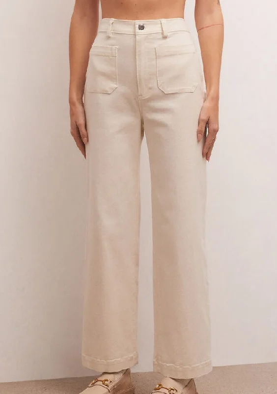 twill pocket pant Modern Bootcut Pants