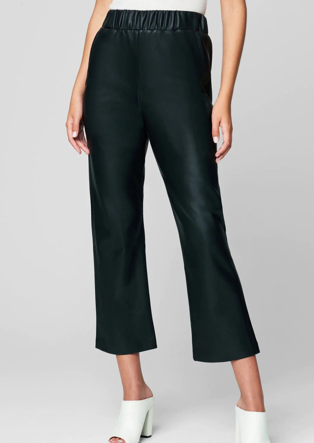 v leather pull on pant Slim-Fit Leggings