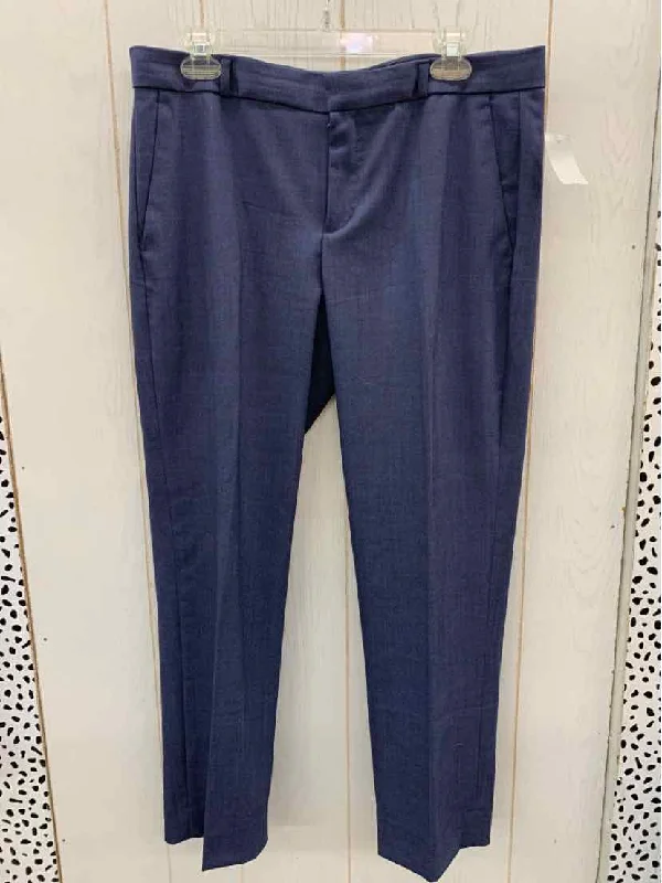 Banana Republic Blue Womens Size 10 Pants Trendy Printed Leggings