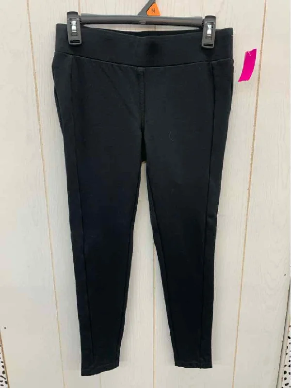 LOFT Black Womens Size 4/6 Pants Stylish Elastic Waist Pants