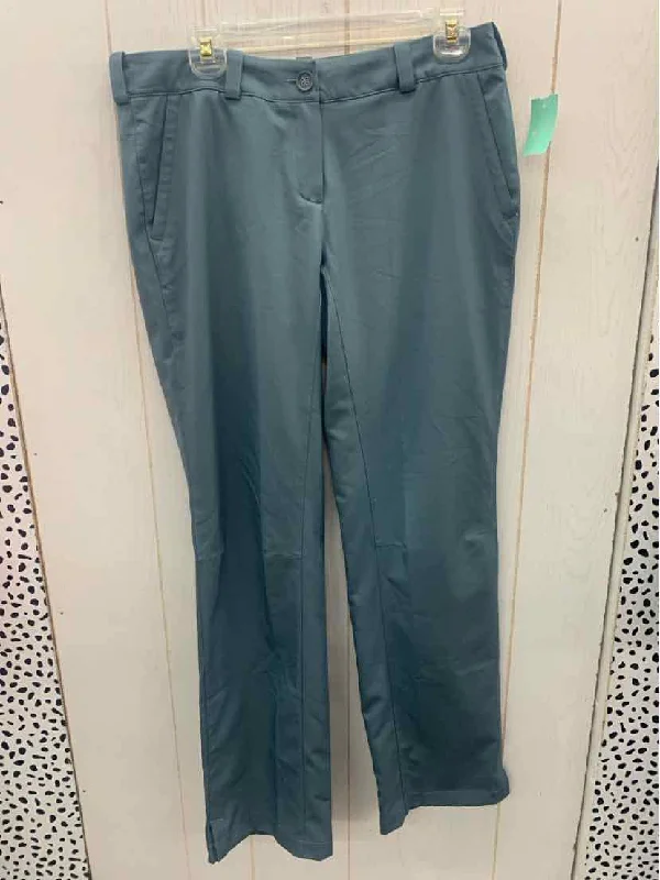 Nike Blue Womens Size 8 Pants Classic Pleated Pants