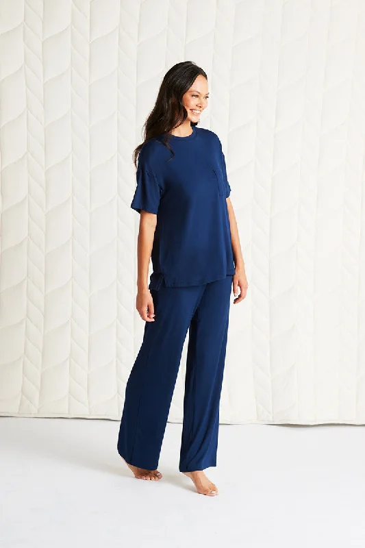 Oversized Tee + Pajama Pant Formal Dress Pants