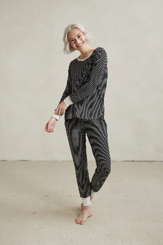 Relaxed Long Sleeve Top + Harem Pant Comfortable Jogging Pants