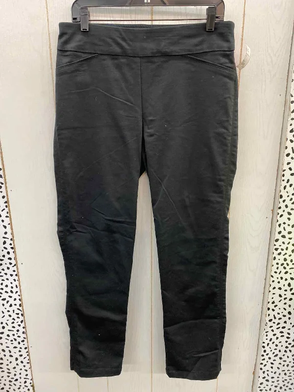 Croft & Barrow Black Womens Size 10 Pants Casual Track Pants