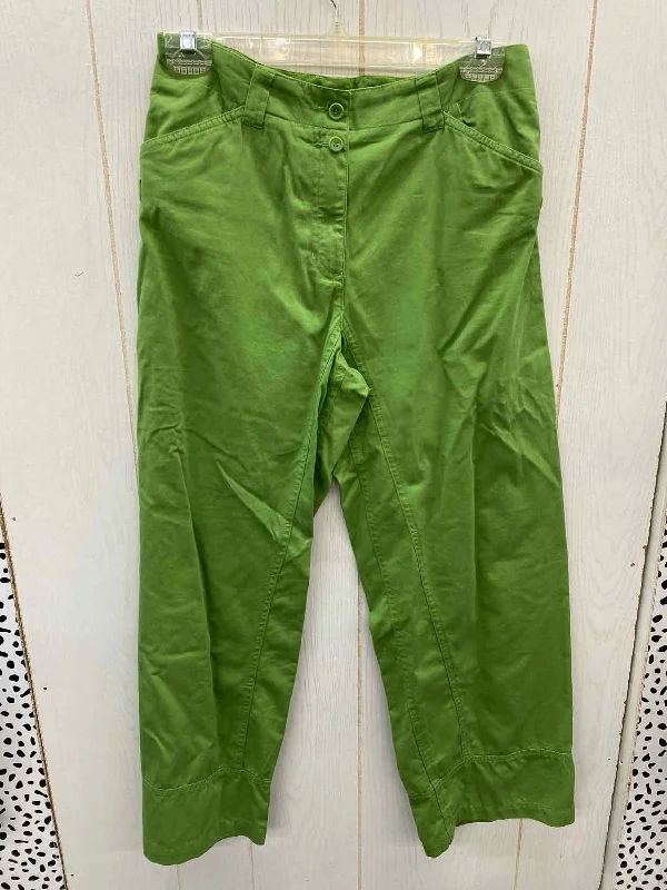 Jones New York Green Womens Size 4 Pants Fashionable Tapered Leg Pants