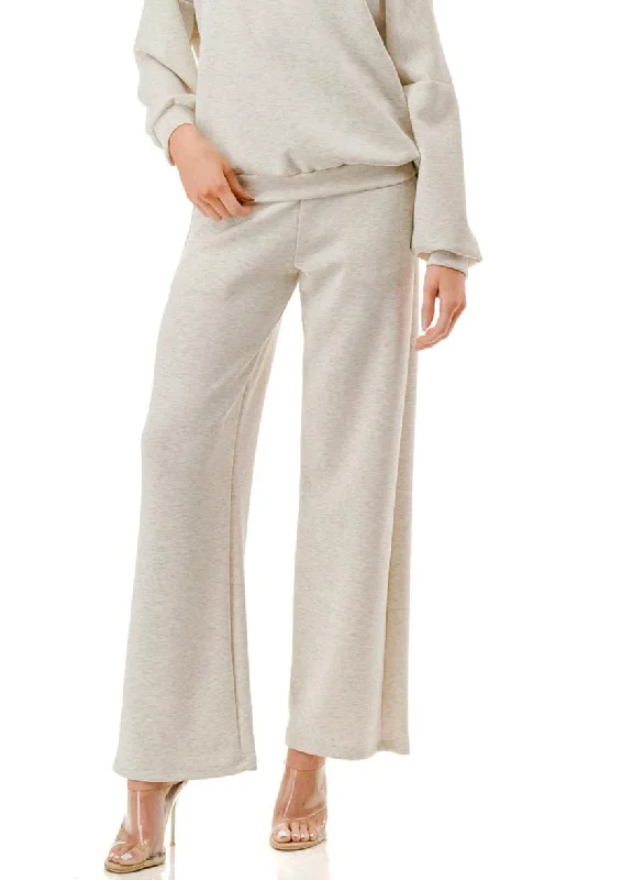 straight leg modal pant Trendy Wide-Leg Pants