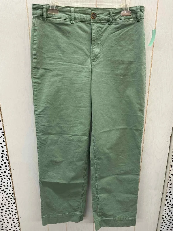 Old Navy Green Womens Size 10 Tall Pants High-Waist Jogger Pants