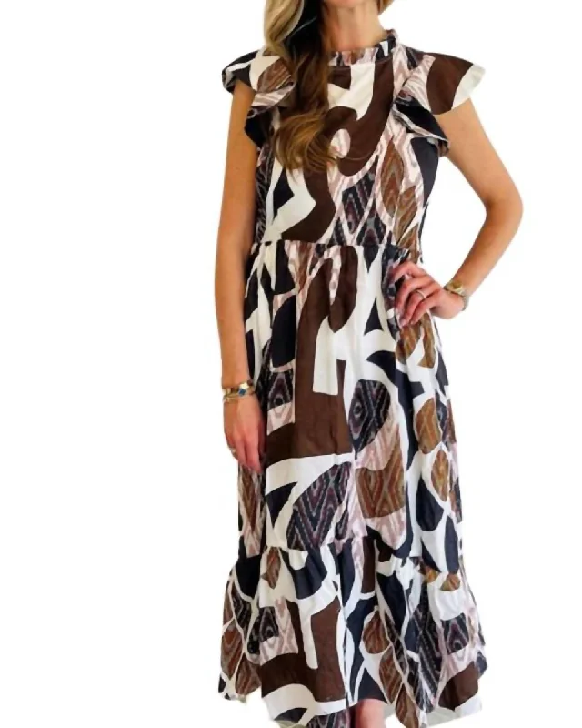 Meg Dress in Multi | Multi