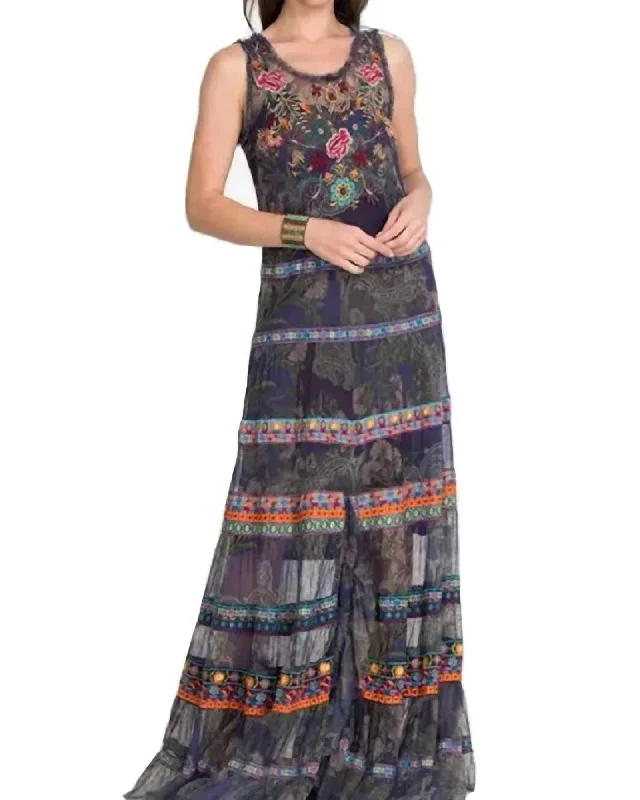 Farley Mesh Dress in Multi | Multi