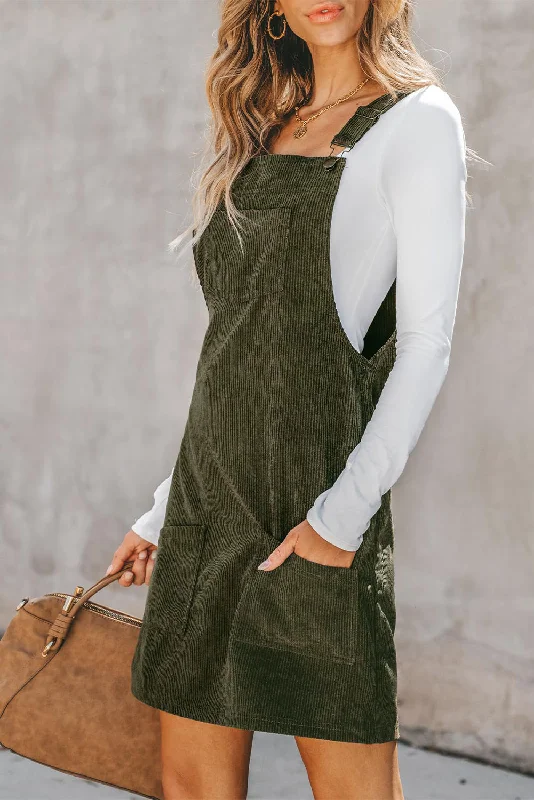 Stylish Corduroy Dress: Fashion Statement