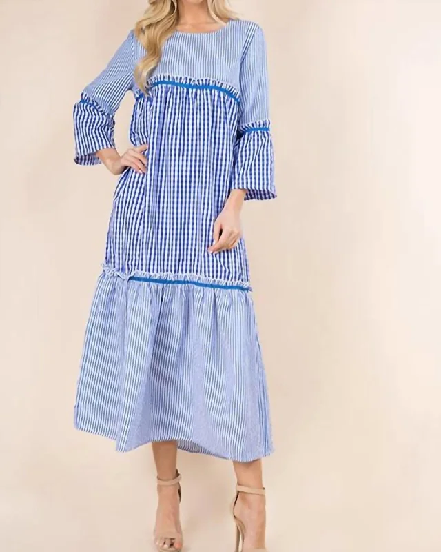 Kylie Dress in Blue | Blue