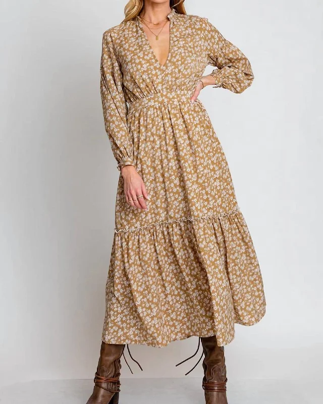 Cassandra Dress in Ginger | Ginger