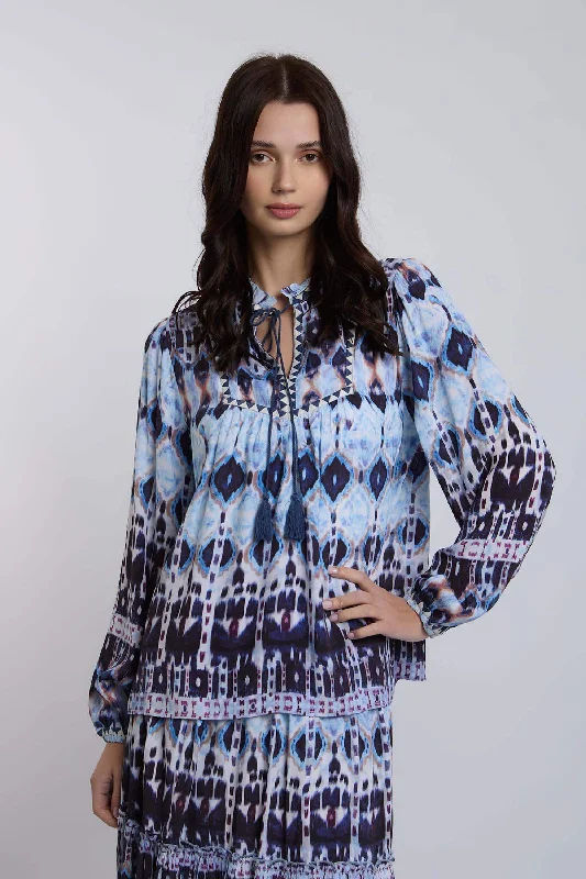 Blouse Stretchy Fitted Blouse