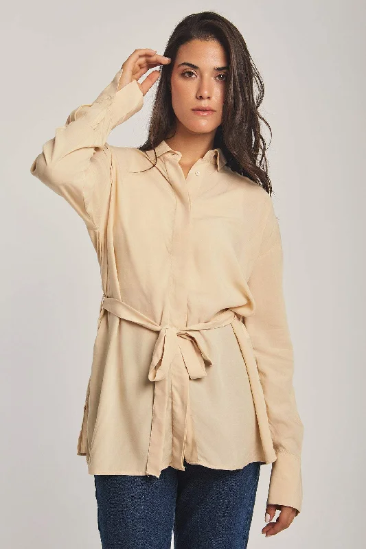 Blouse Pleated Collar Blouse