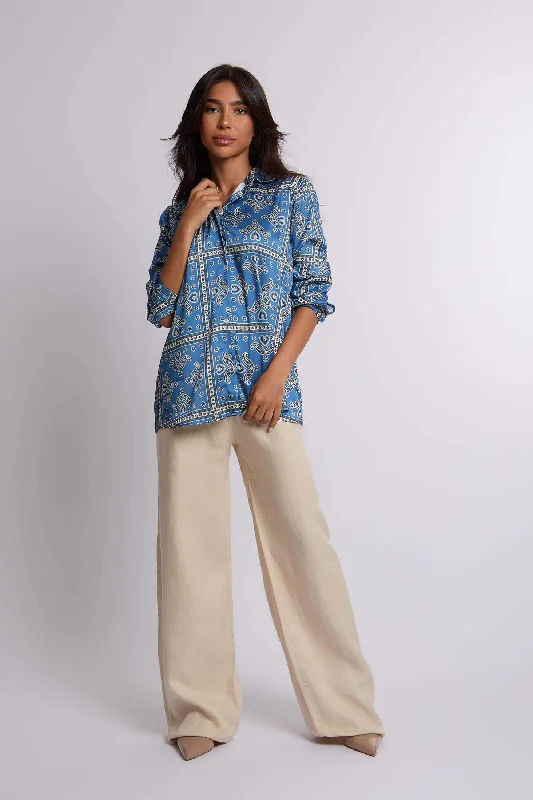 Blouse Embroidered Cotton Blouse