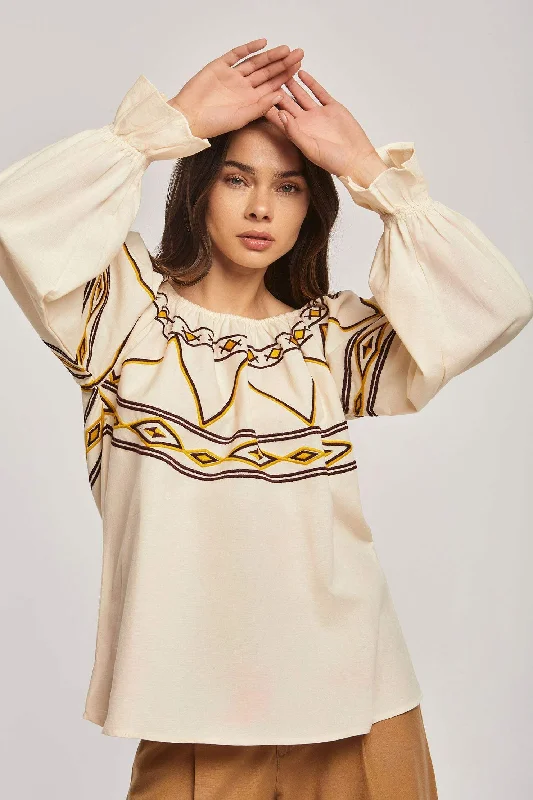 Blouse Oversized Silk Blouse