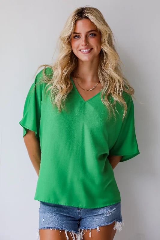 FINAL SALE - Inspiring Cuteness Oversized Blouse Loose Oversized Blouse