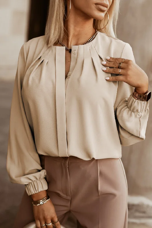 Elegant White V Neck Short Sleeved Blouse Loose Oversized Blouse