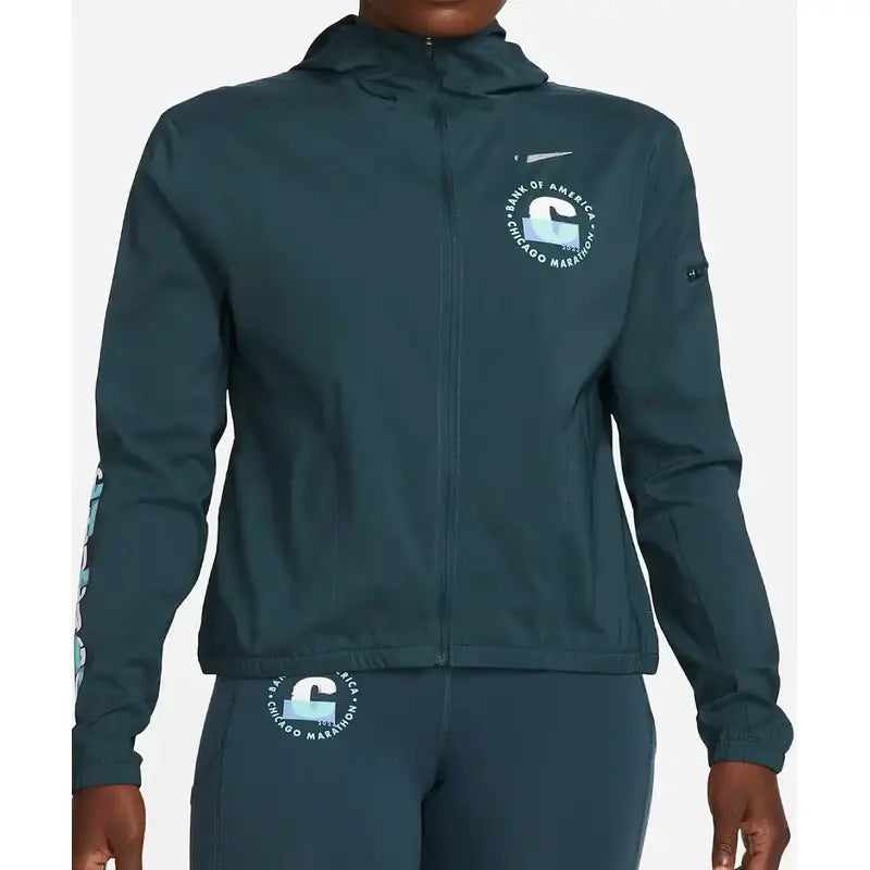 Chicago Marathon Finisher 2023 Jacket Ribbed Striped Patterned