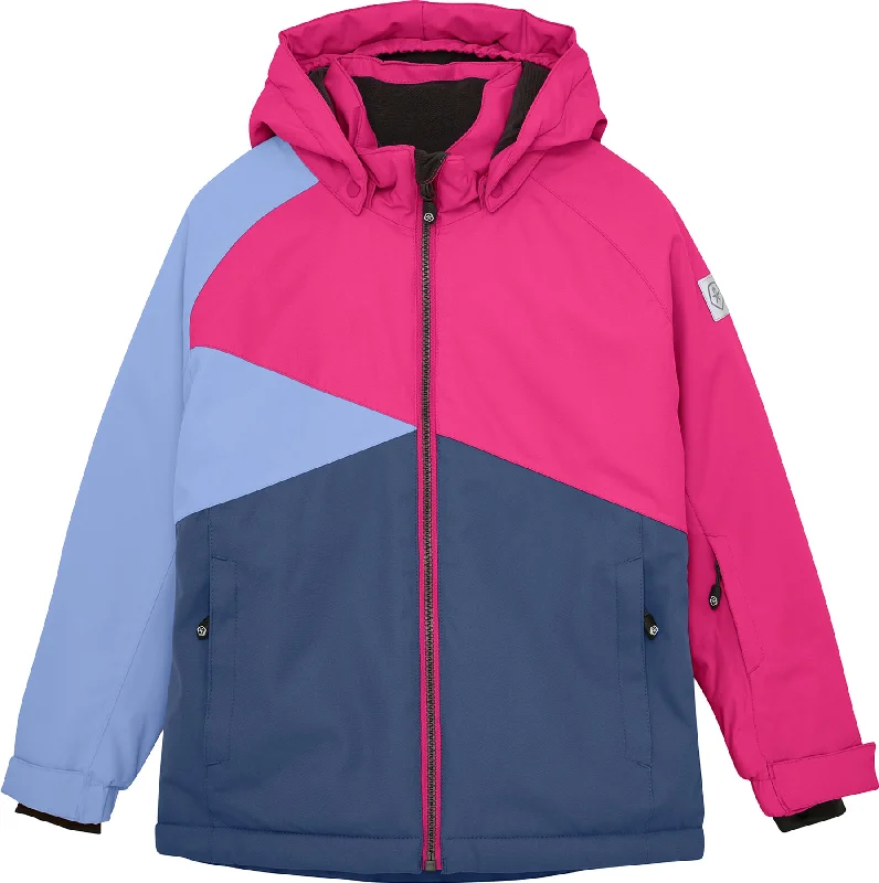 Colorblock Ski Jacket - Kids|-|Manteau de ski à couleurs contrastantes - Enfant Denim Fabric Leather Fabric Suede Fabric Colorblock Ski Jacket - Kids|-|Manteau de ski à couleurs contrastantes - Enfant Denim Fabric Leather Fabric Suede Fabric