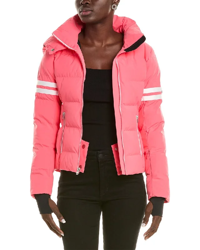 Fera Kate Puffer Jacket Real Fur Shearling Chenille