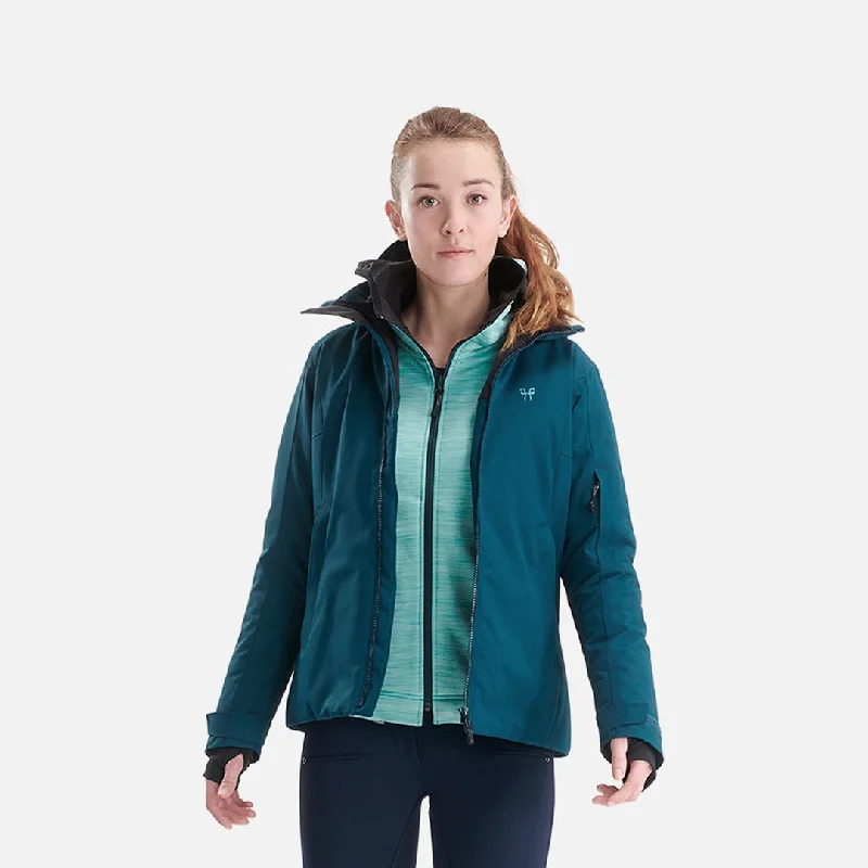 Horse Pilot Efficience Jacket Women Mesh Canvas Denim