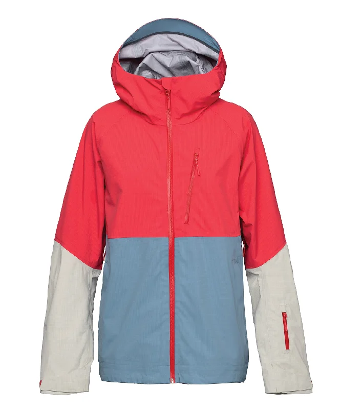 Meadow 3L Shell Jacket Hooded Caped Shawl Collar