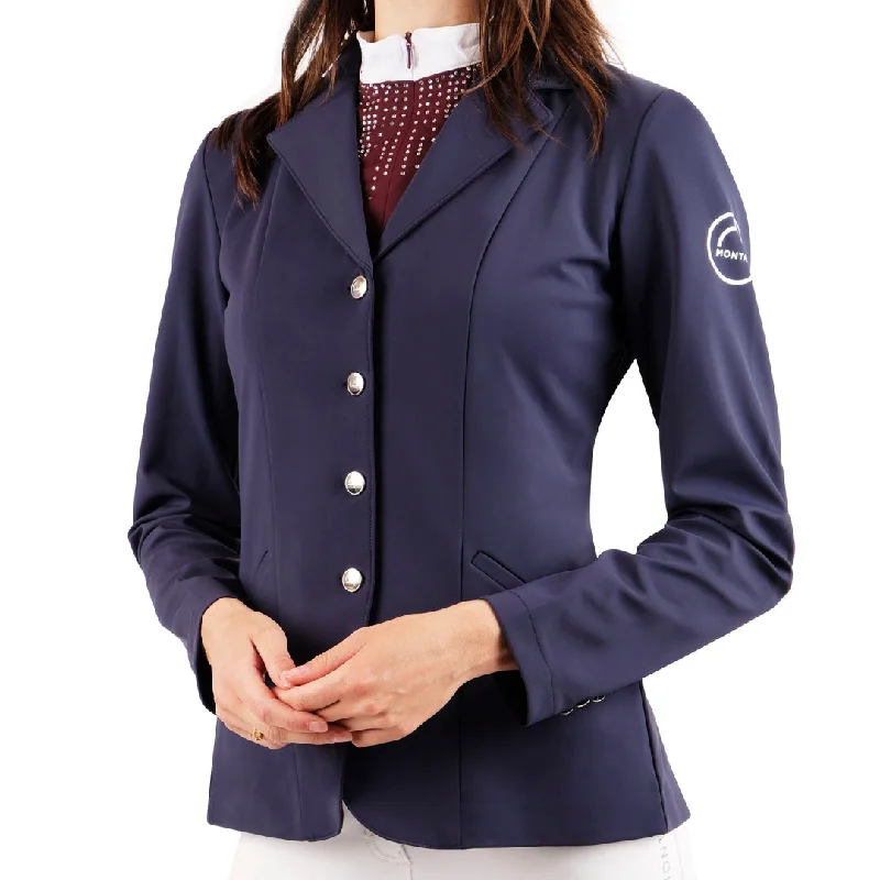 Montar Bonnie Ladies Competition Jacket Solid Print Embellished