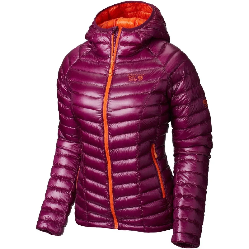 Mountain Hardwear Ghost Whisperer Down Hooded Jacket - Women's Notch Collar Peter Pan Collar Cowl Neck