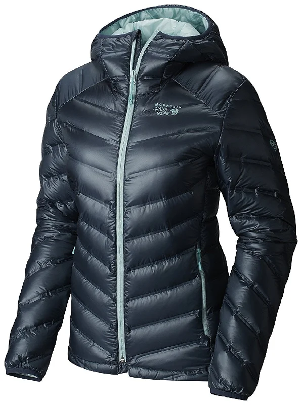 Mountain Hardwear StretchDown RS Hooded Jacket - Women's Terry Blend Velvet Blend Canvas Blend