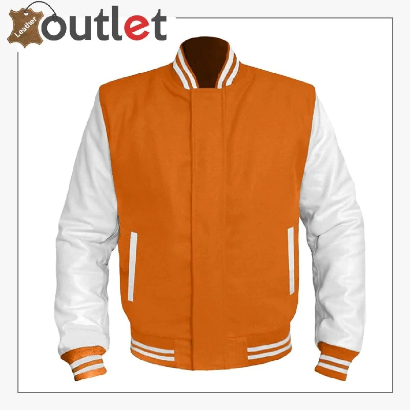 New Stylish Varsity Leather jacket For Women Spandex Blend Rayon Blend Denim Blend