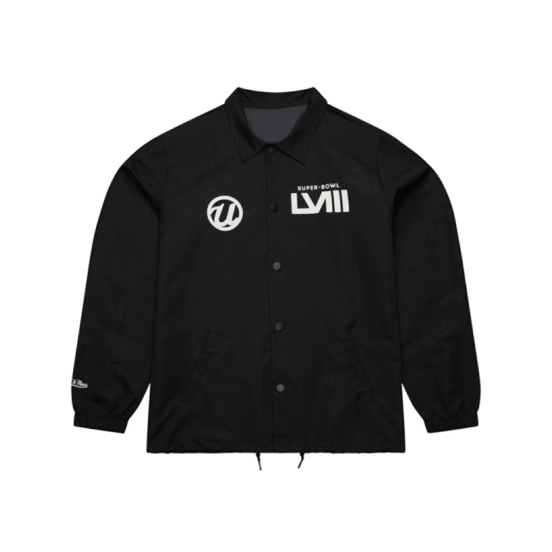 NFL Super Bowl LVIII Usher Black Jacket Wool Fabric Cashmere Fabric Tweed Fabric