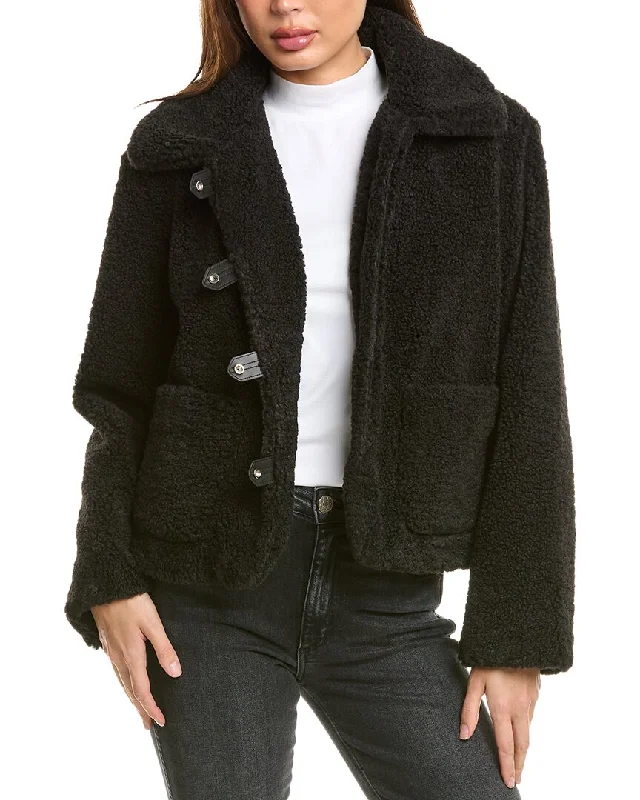 Noize Frieda Short Puffer Jacket Graphic T-Shirt Round Neck Polyester