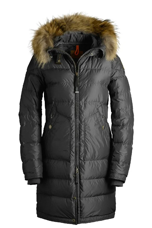 Parajumpers LIGHT LONG BEAR Jacket - ASPHALT - Womens Graphic T-Shirt Round Neck Polyester Parajumpers LIGHT LONG BEAR Jacket - ASPHALT - Womens Graphic T-Shirt Round Neck Polyester