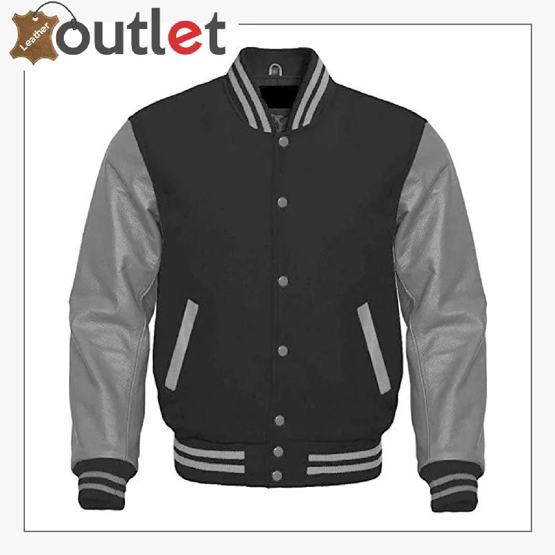 Premium Quality Letterman Baseball School College Bomber Leather Varsity Jacket Front Pockets Side Pockets Patch Pockets Premium Quality Letterman Baseball School College Bomber Leather Varsity Jacket Front Pockets Side Pockets Patch Pockets