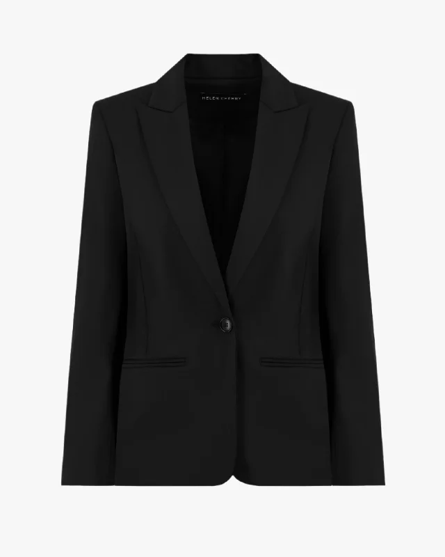 Manhattan Jacket Hooded Caped Shawl Collar